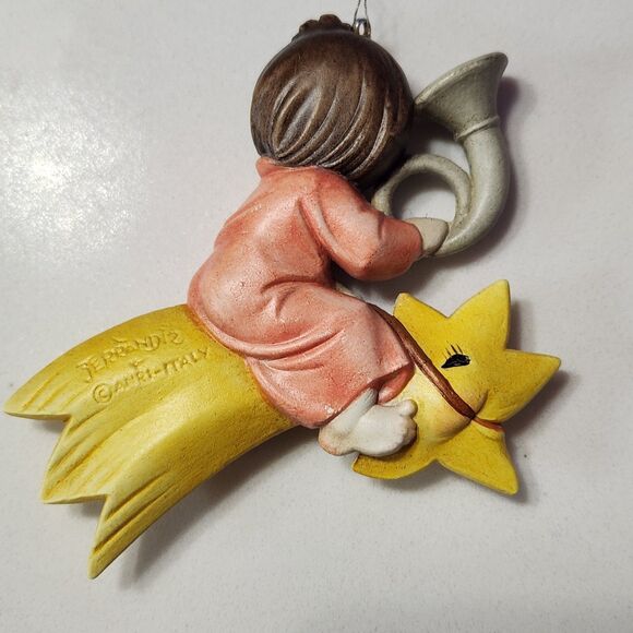 VTG ANRI Ferrandiz Angels Italy Hand Crafted Celestial Christmas Ornaments Set 4 - Picture 10 of 16